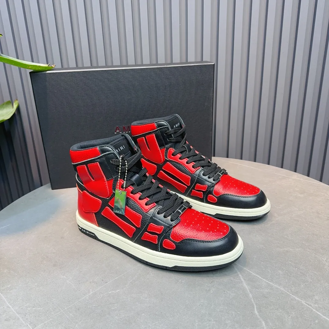 Men's shoes💰620💰 AMIRI AMIRI trendy brand hot sale🔥 Available all year round✅Couples💑 Official website synchronization Imported fabrics 1⃣️ratio 1⃣️Re-engraved, original factory special original sole, 35-45 (38.45. Non-refundable)